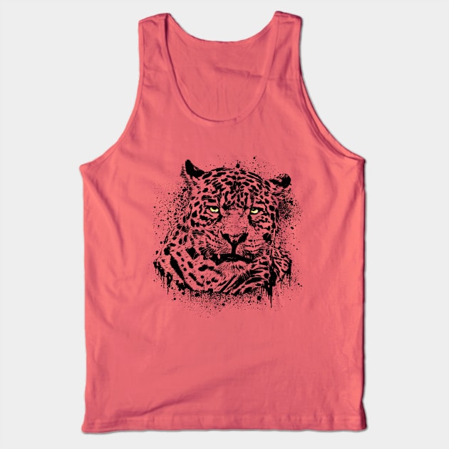 Panther Animal Wildlife Jungle Nature Adventure Hunt Graphic Tank Top by Cubebox